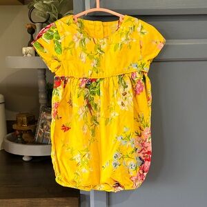 Ralph Lauren Bright Yellow Floral Bubble
